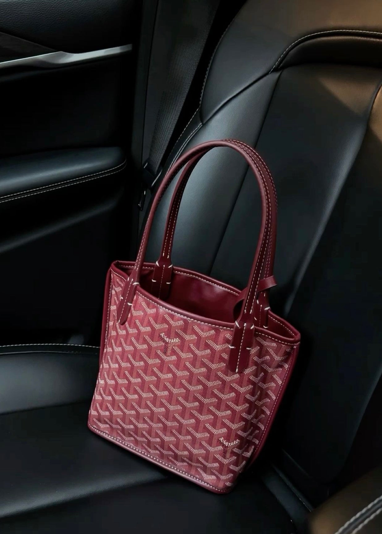 GOYARD トートバッグ St.Louisボルドー ポーチ付き Goyard Tote Bag - Burgundy (Medium with Pouch) – Her Essentials