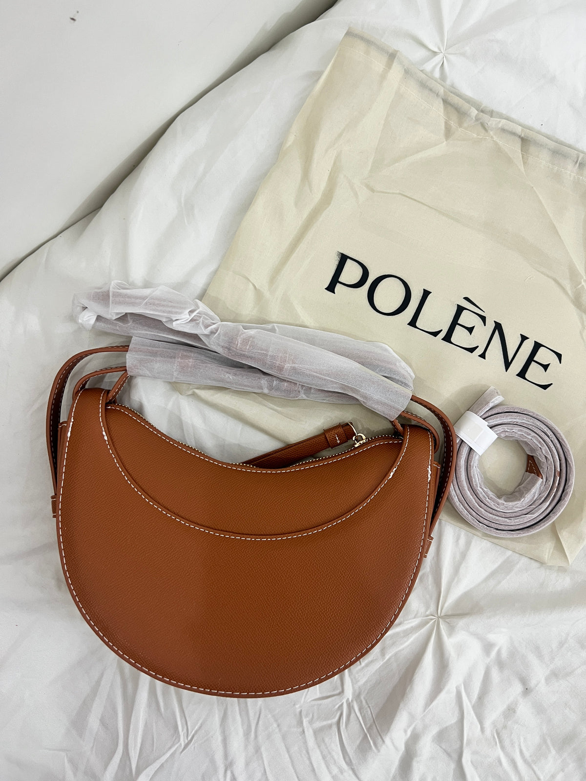 Polène Inspired Crossbody in Brown (Premium Quality)