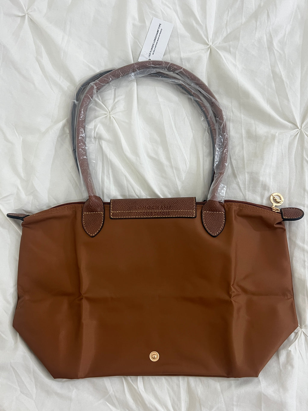 Longchamp Tote Medium -  Brown (WITH BRAND LOGO)