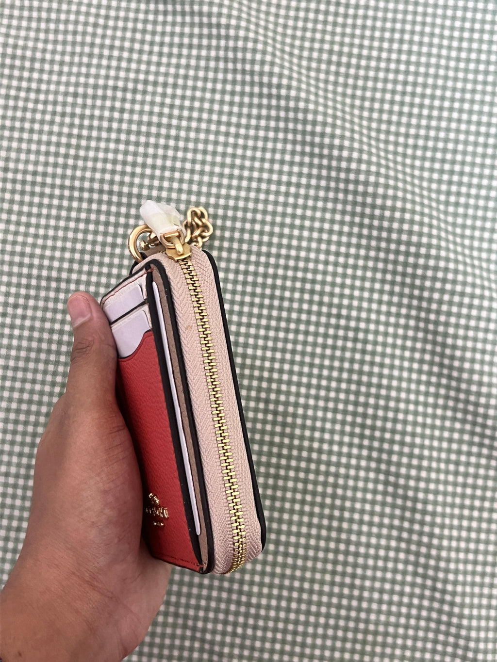 Coach Zip Card Case in Signature Canvas