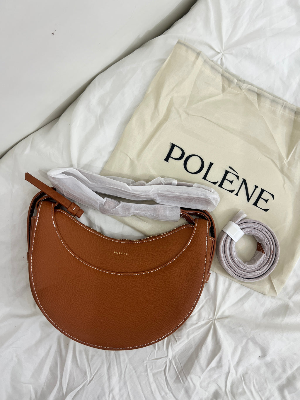 Polène Inspired Crossbody in Brown (Premium Quality)