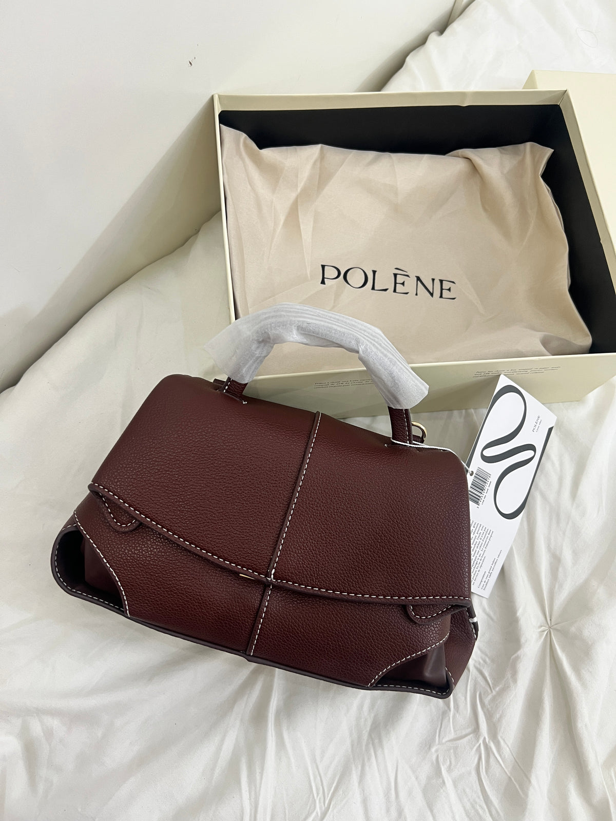 Polène Inspired in Chocolate Brown (Premium Quality with strap and box)