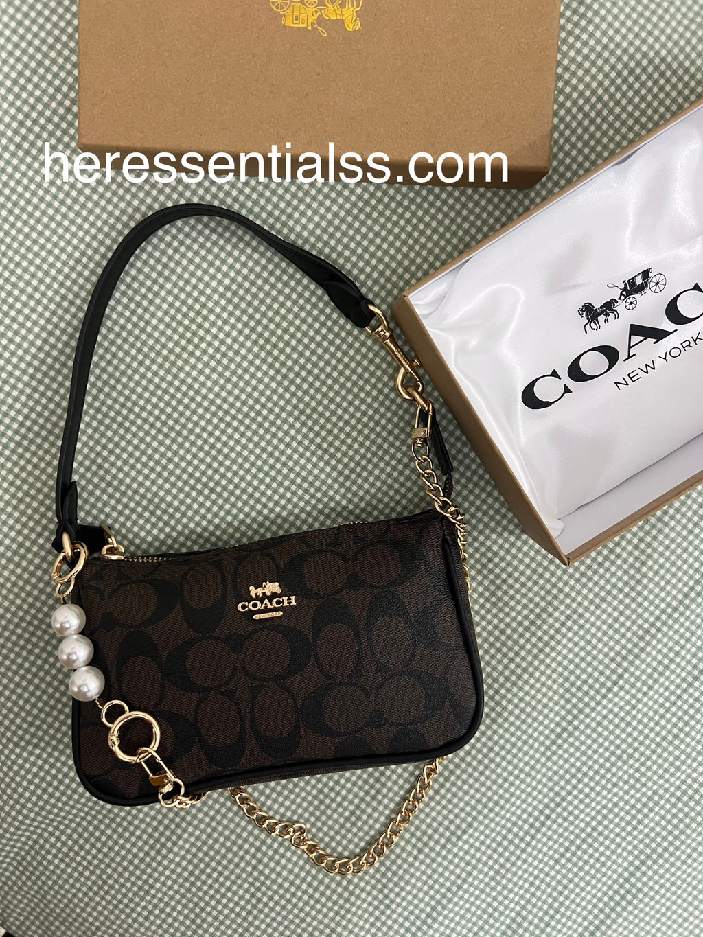 Coach Nolita 19 In Signature Canvas
