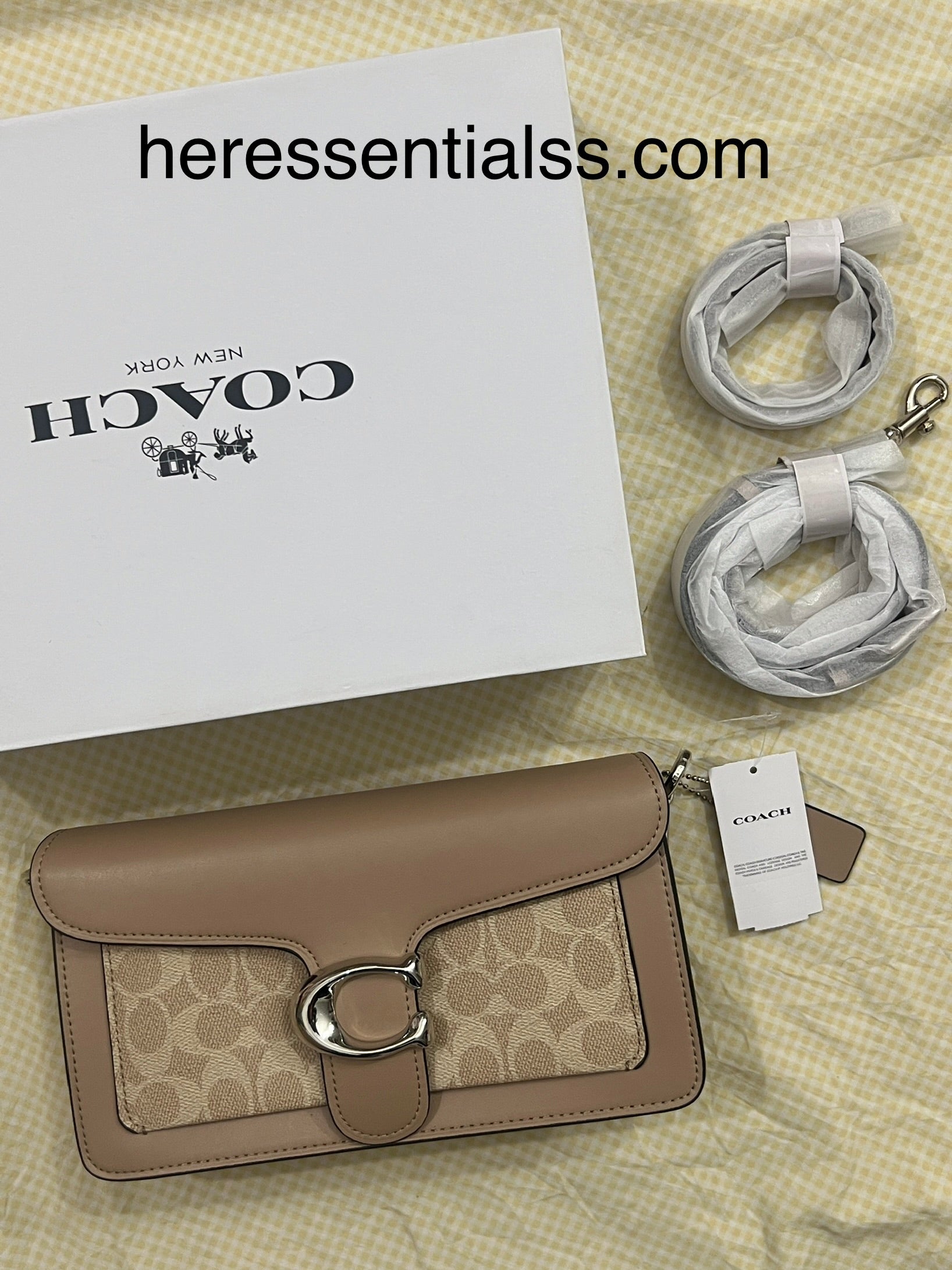 TUAPE COACH TAB 26 BAG (WITH STRAPS & BOX)