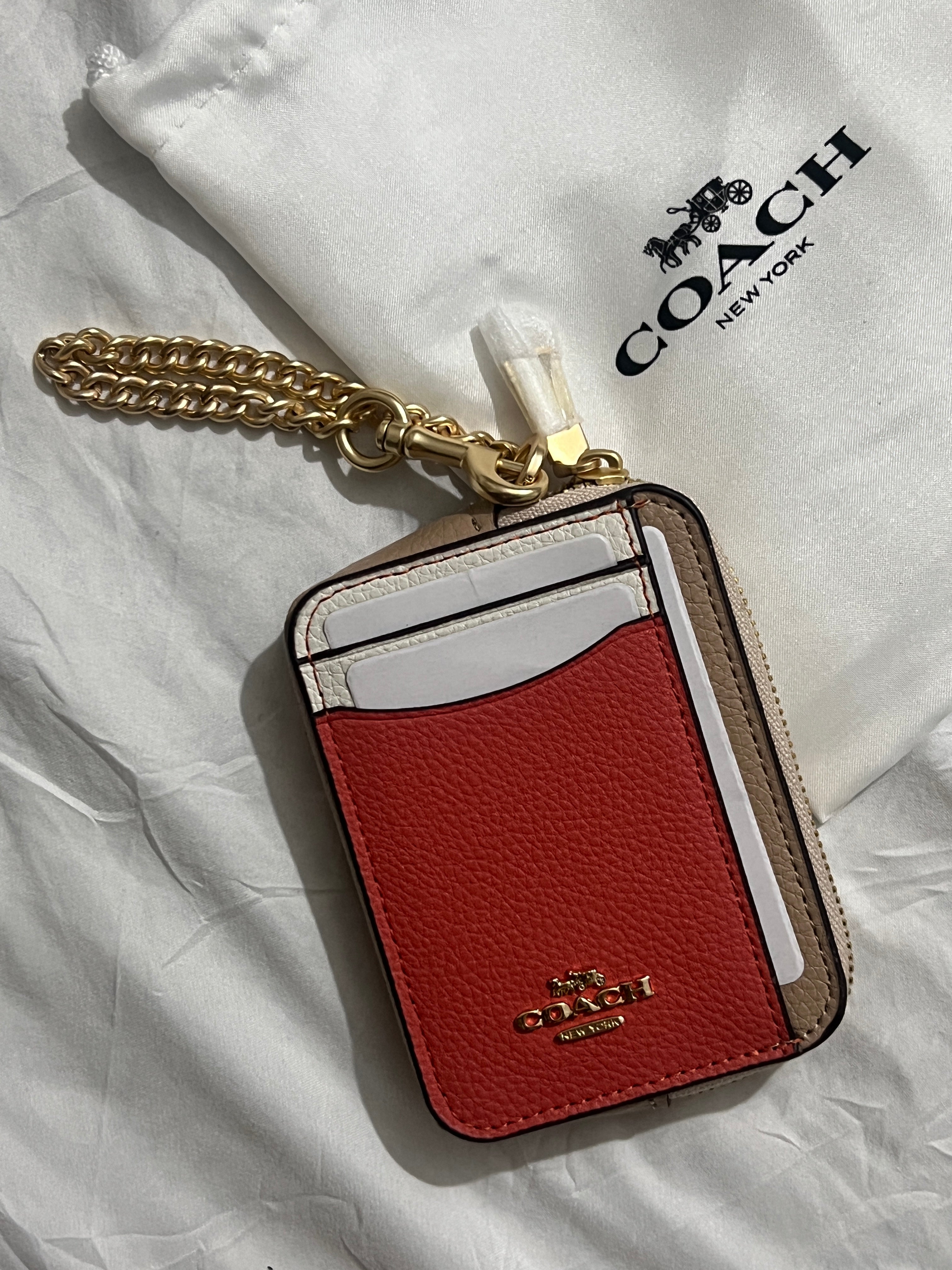 Coach Signature Canvas with Beige Trim