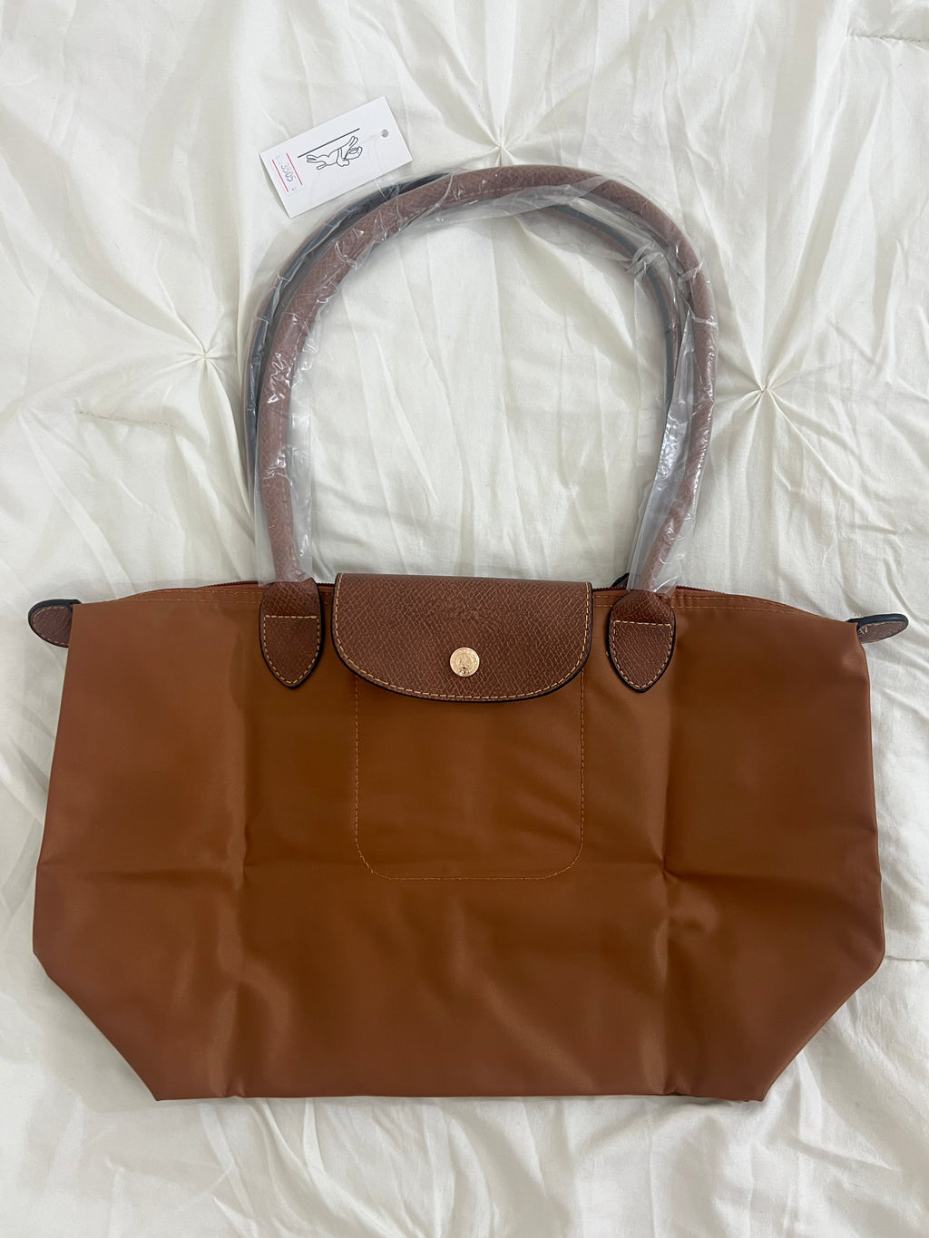 Longchamp Tote Medium -  Brown (WITH BRAND LOGO)