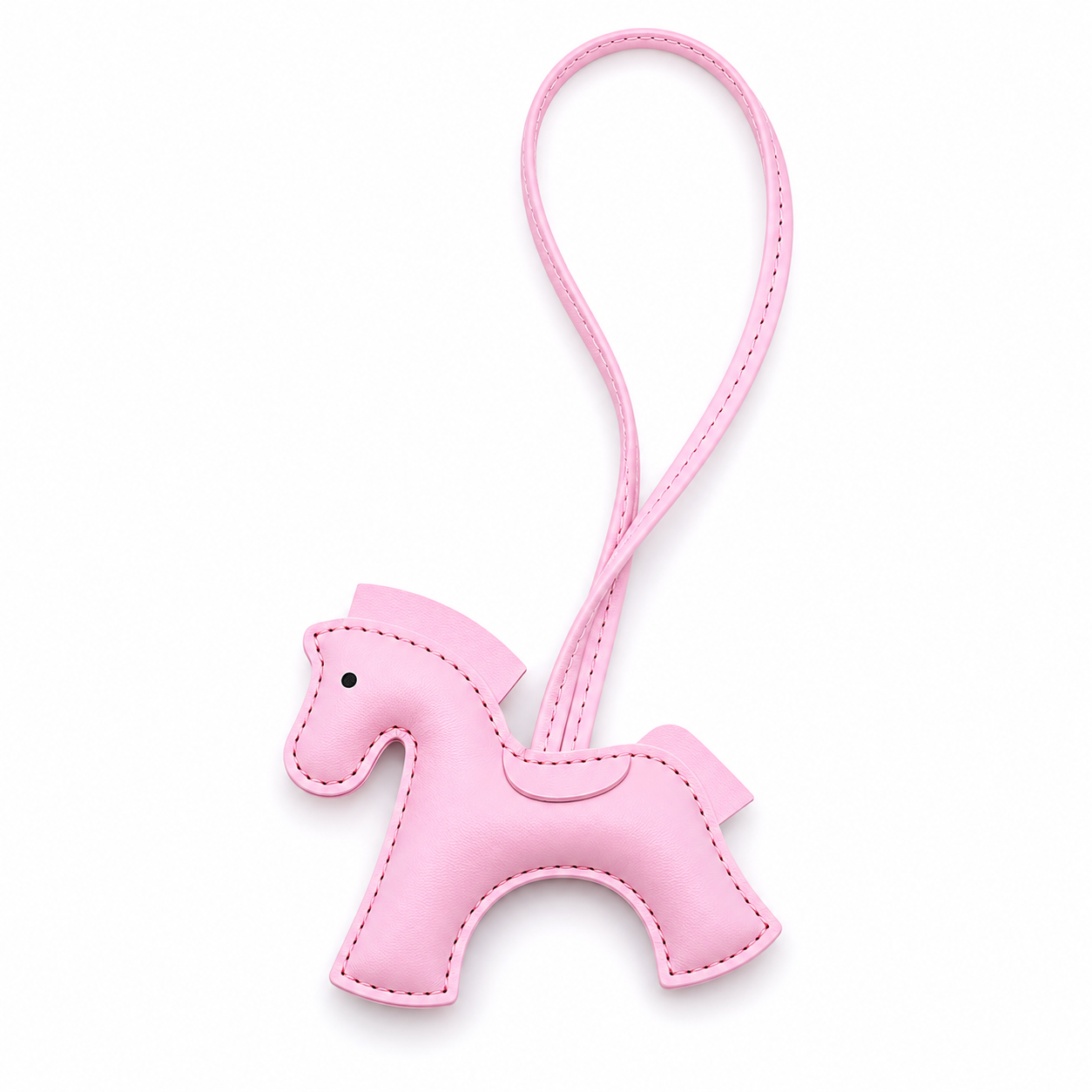 HORSE LEATHER BAG CHARM
