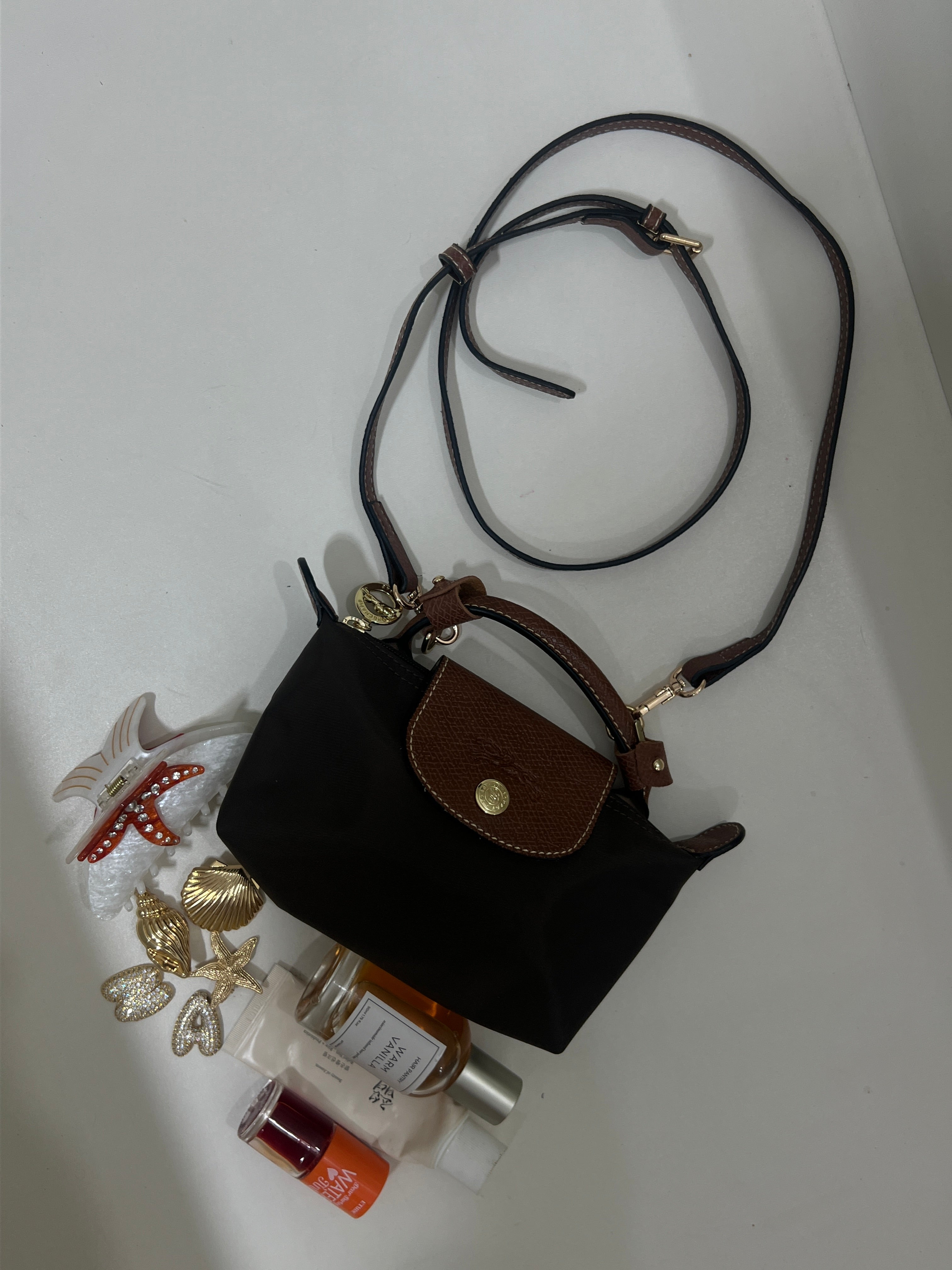 Longchamp Crossbody Bag with Strap (WITH BRAND LOGO)