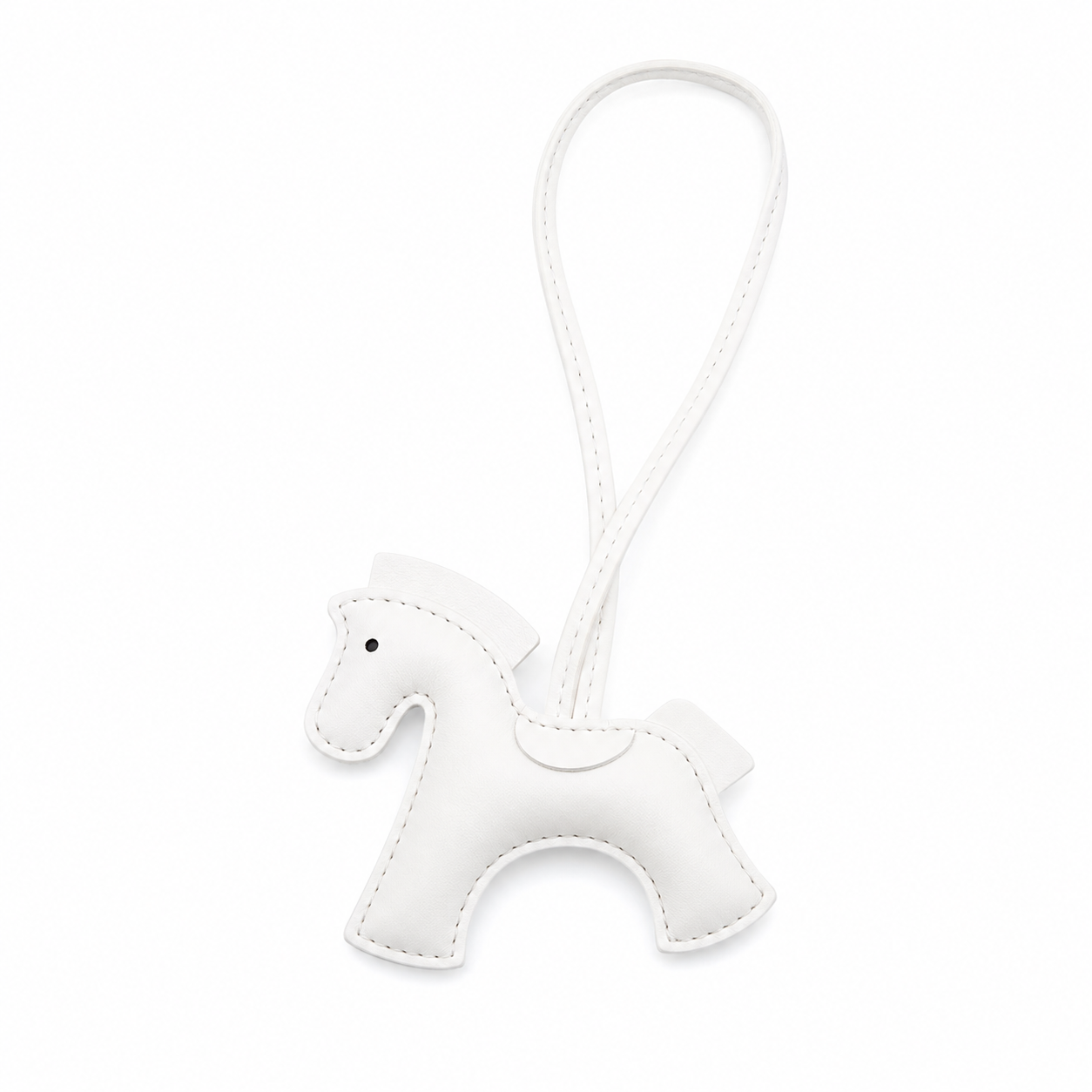 HORSE LEATHER BAG CHARM