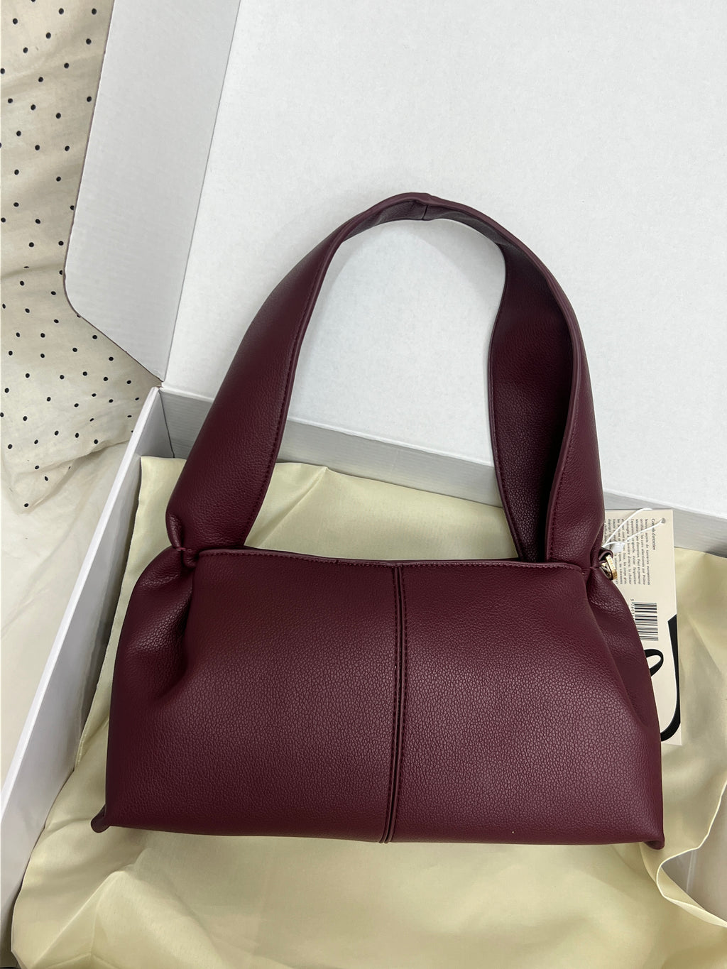 Polène Cyme Mini Shoulder Bag – Burgundy