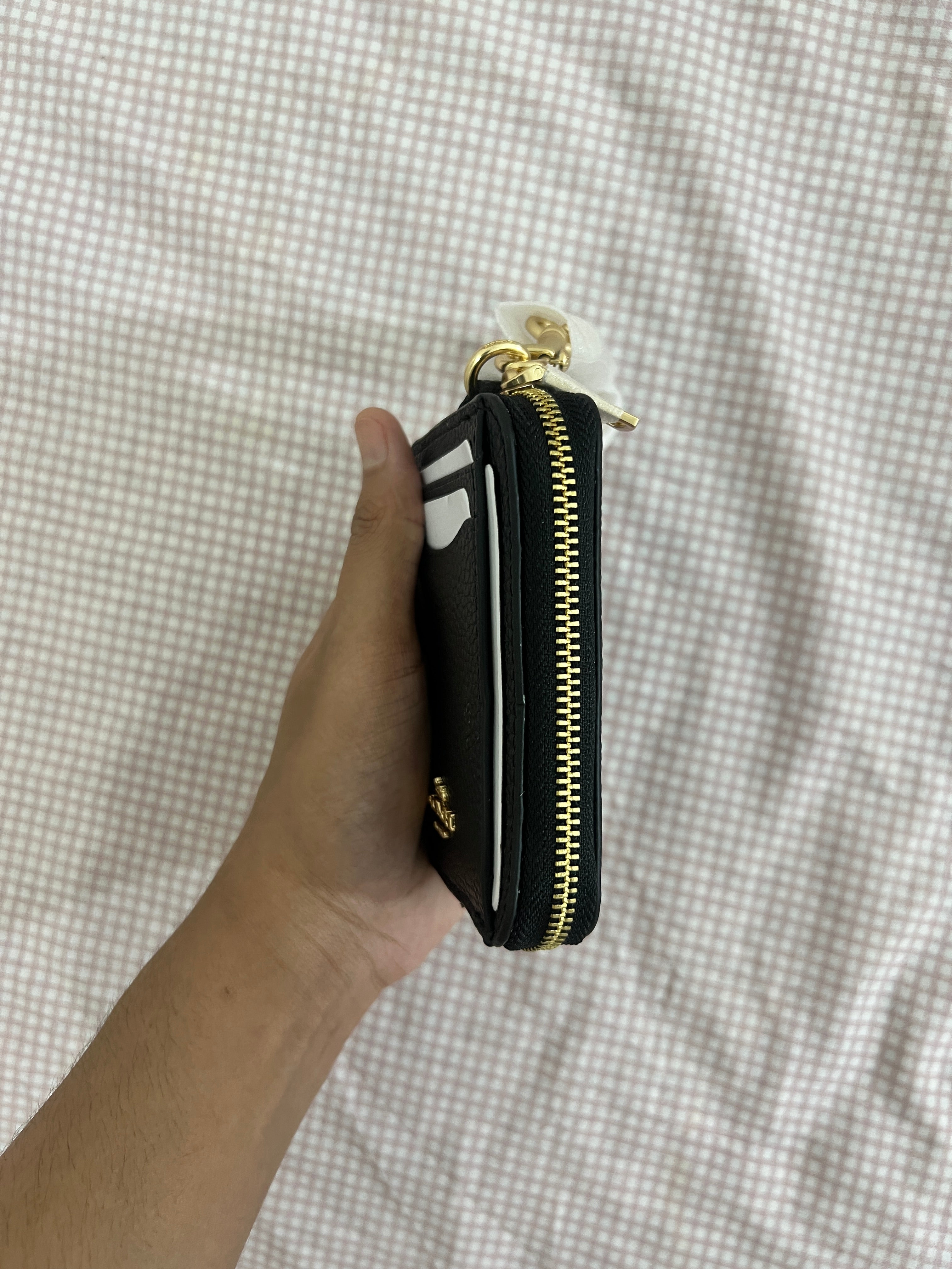 Coach Zip Card Case in Signature Canvas