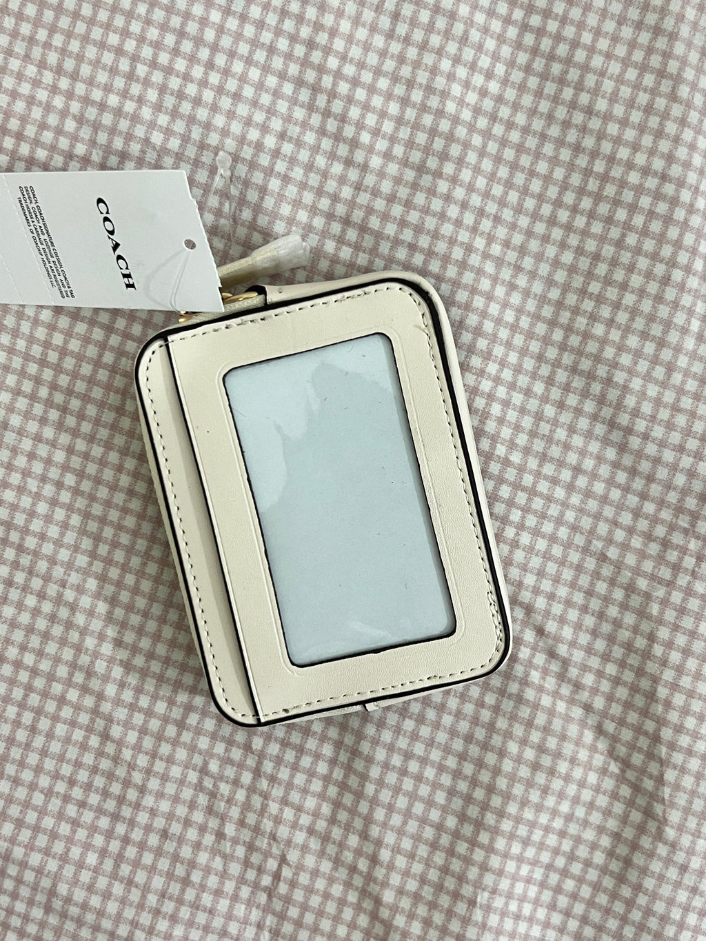 Coach Zip Card Case in Signature Canvas