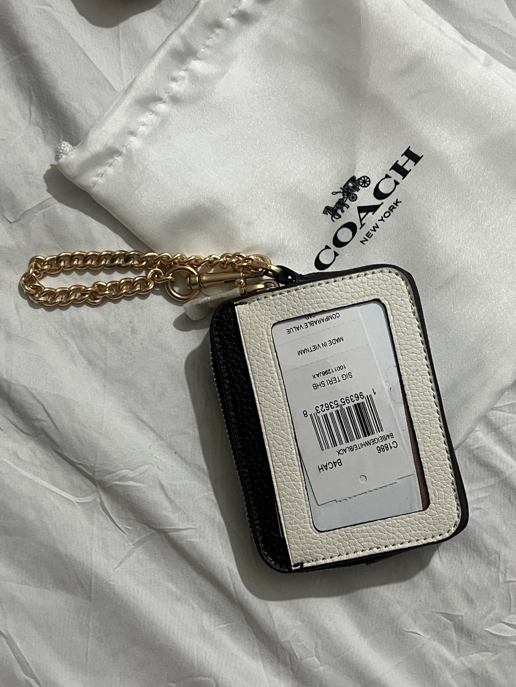 Coach Signature Canvas with Black Trim