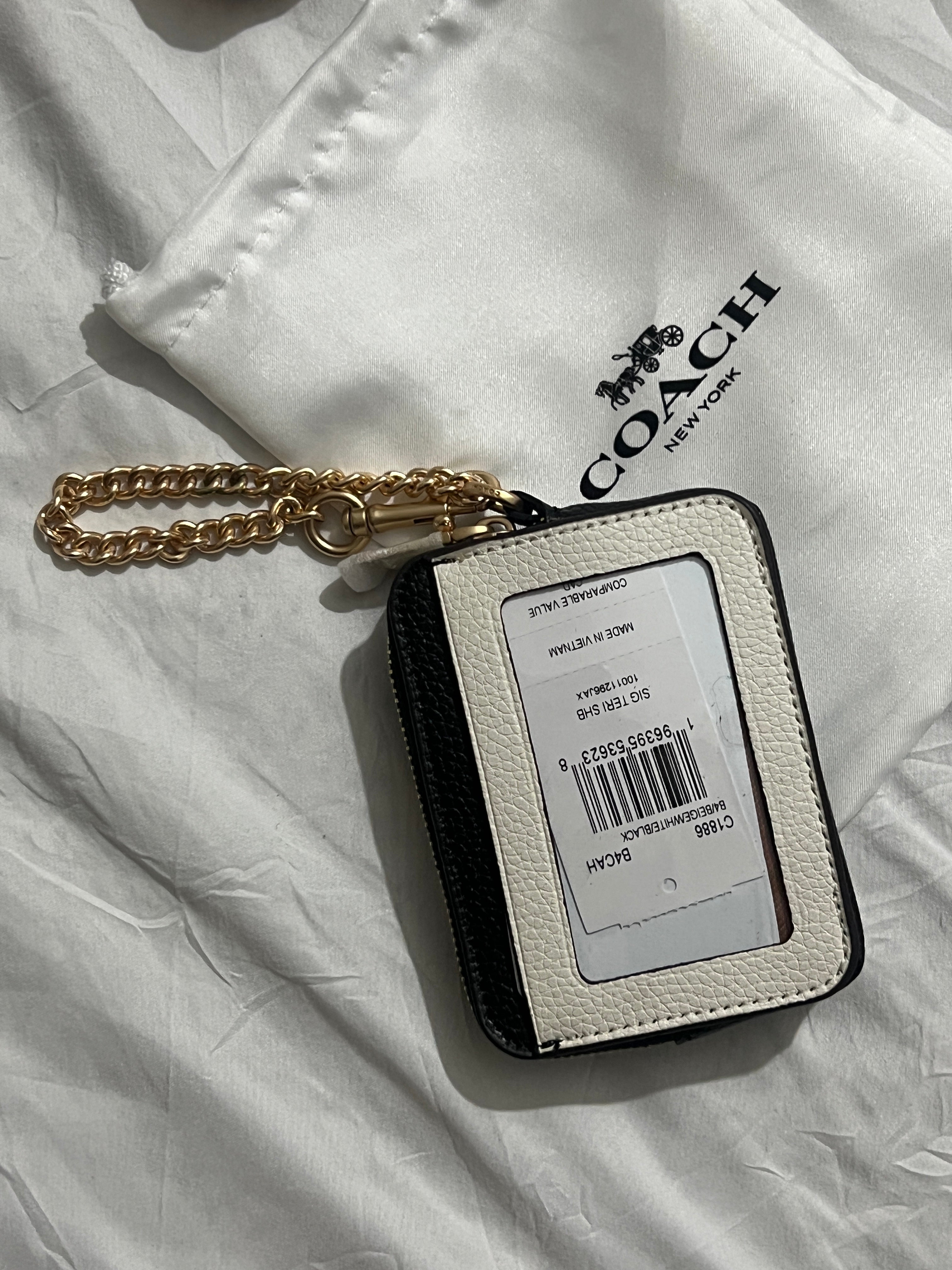 Coach Signature Canvas with Black Trim