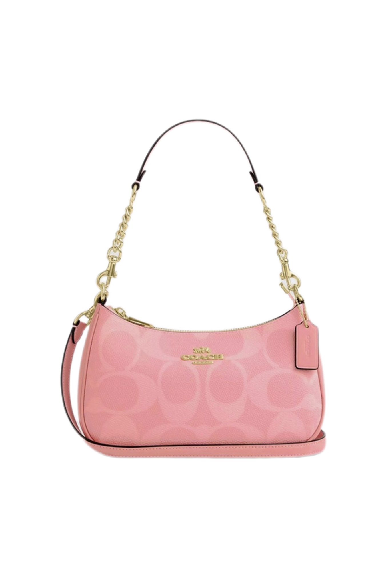 Coach PinkTeri Shoulder Bag (with Box and long strap )