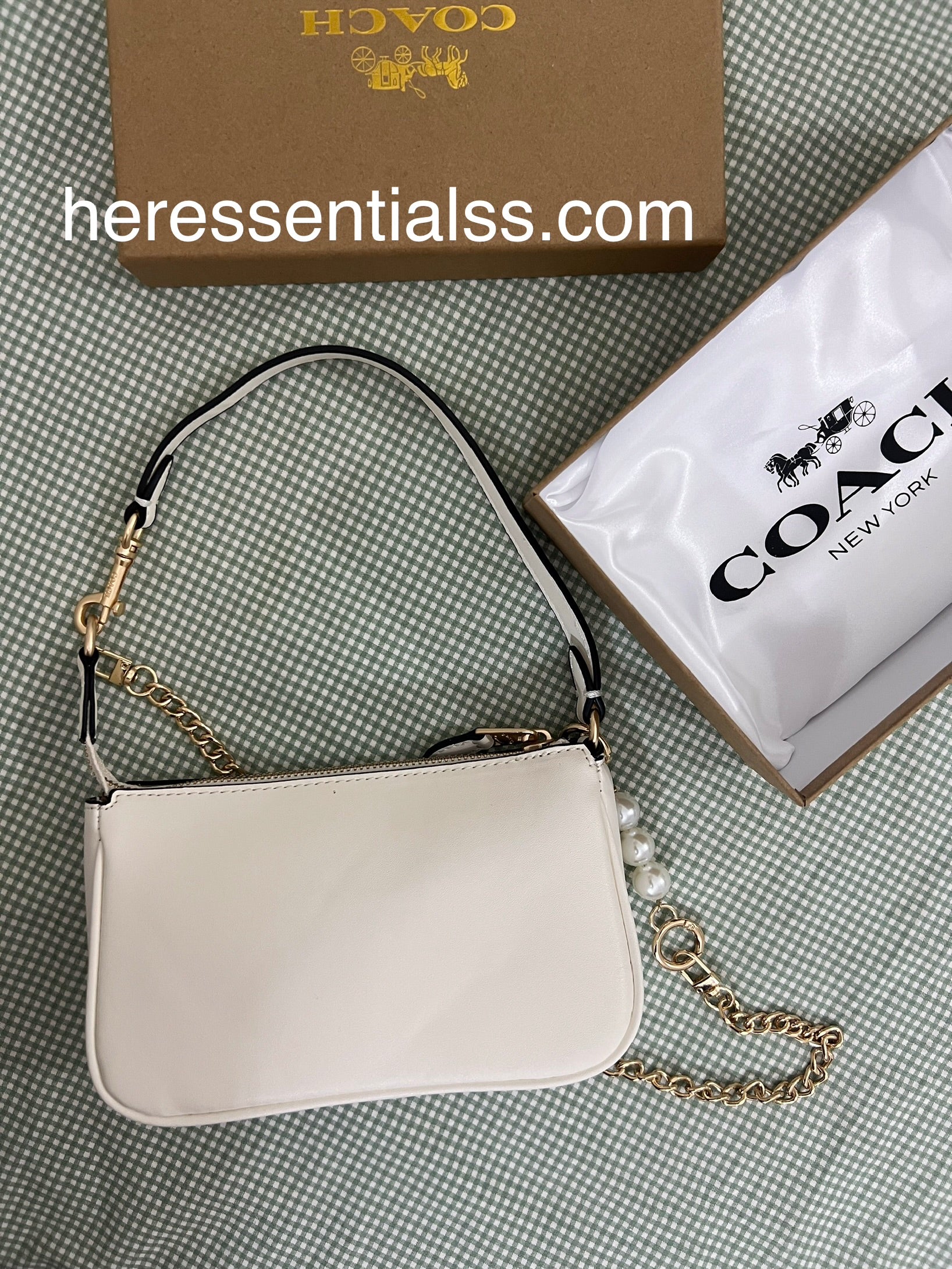 Coach Nolita 19 In White Floral