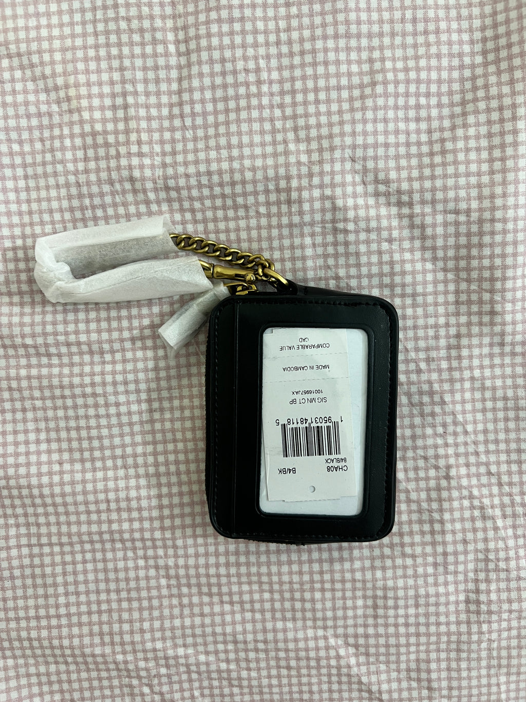 Coach Zip Card Case in Signature Canvas