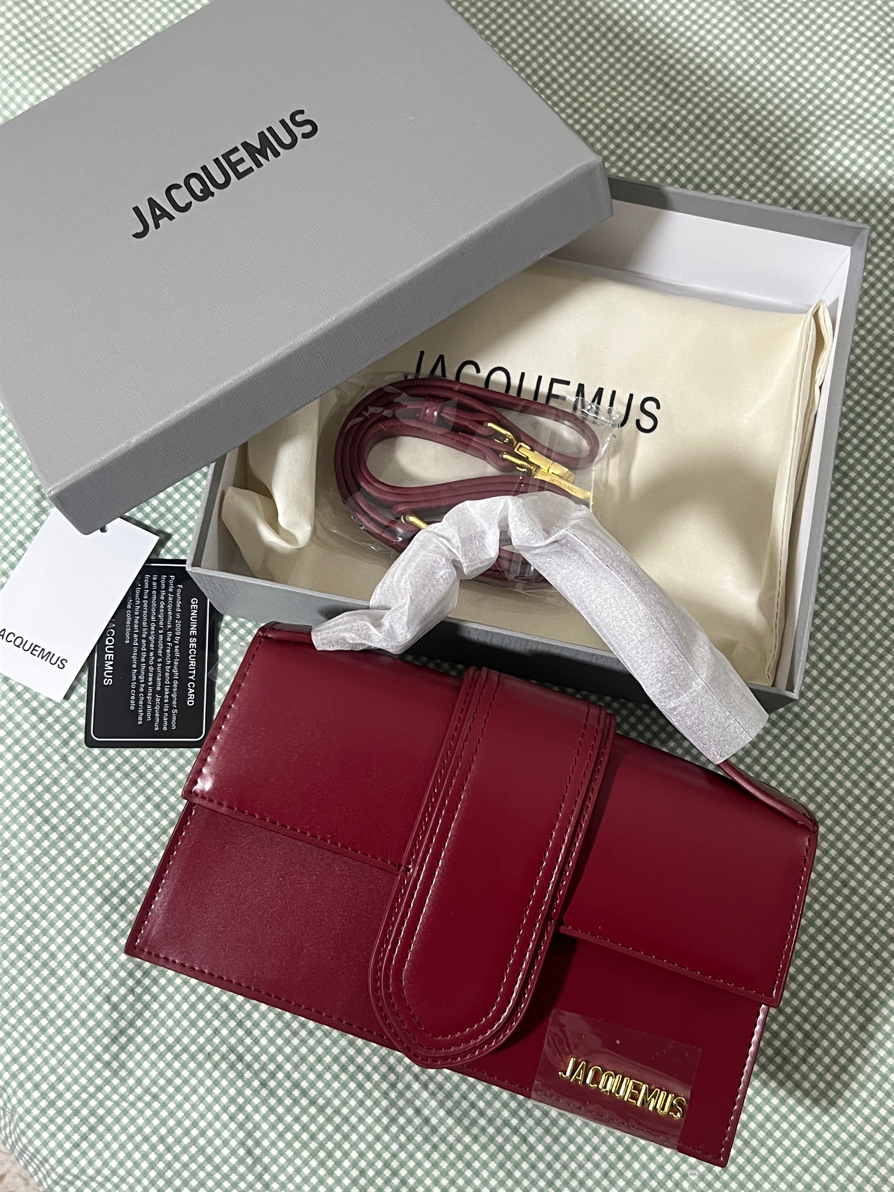 JACQUEMUS BURGUNDY