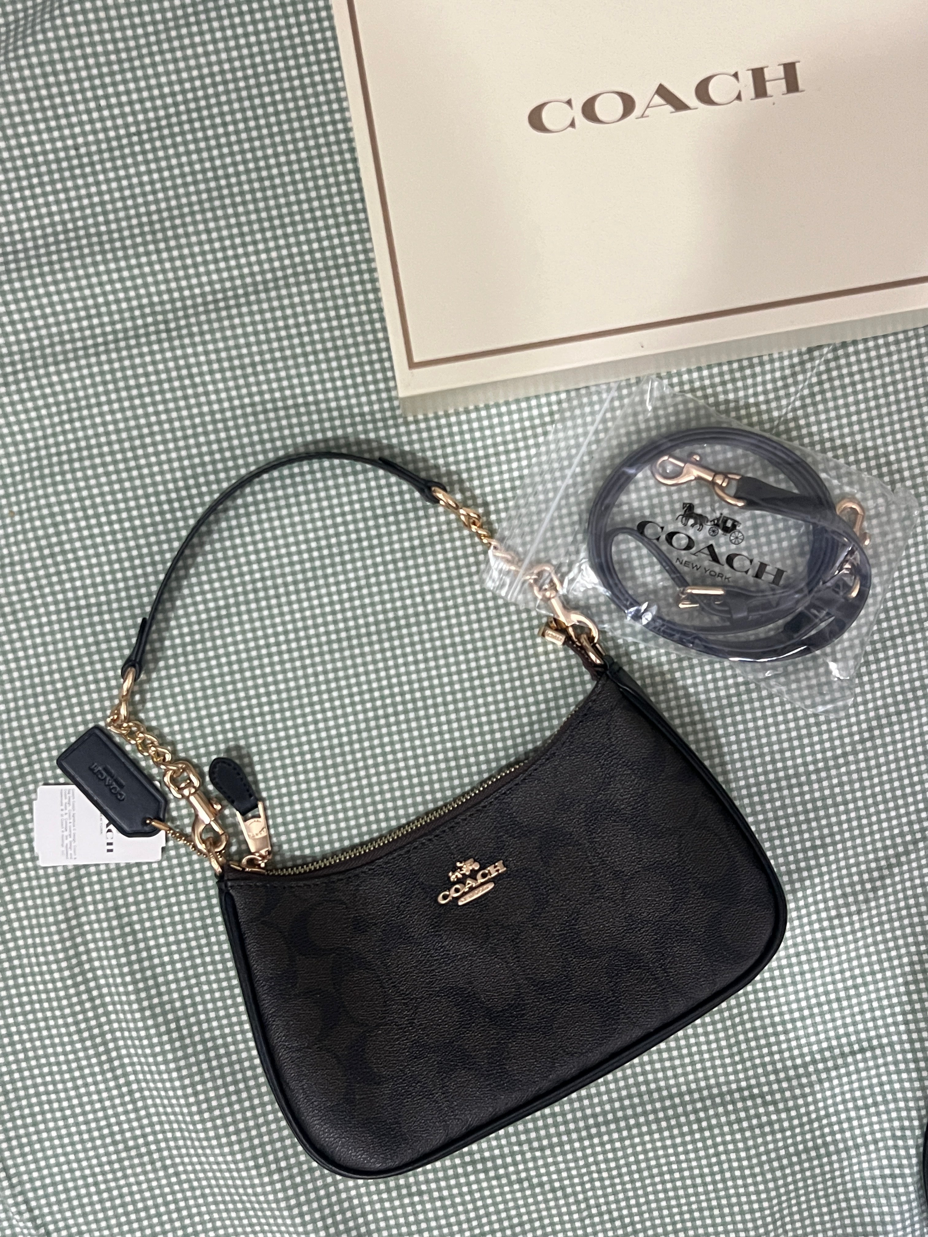 Coach Teri Shoulder Bag (with Box and long strap)
