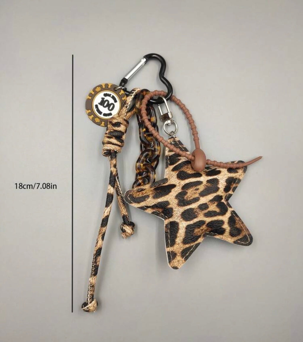 TRENDY CHEETAH STAR CHARM
