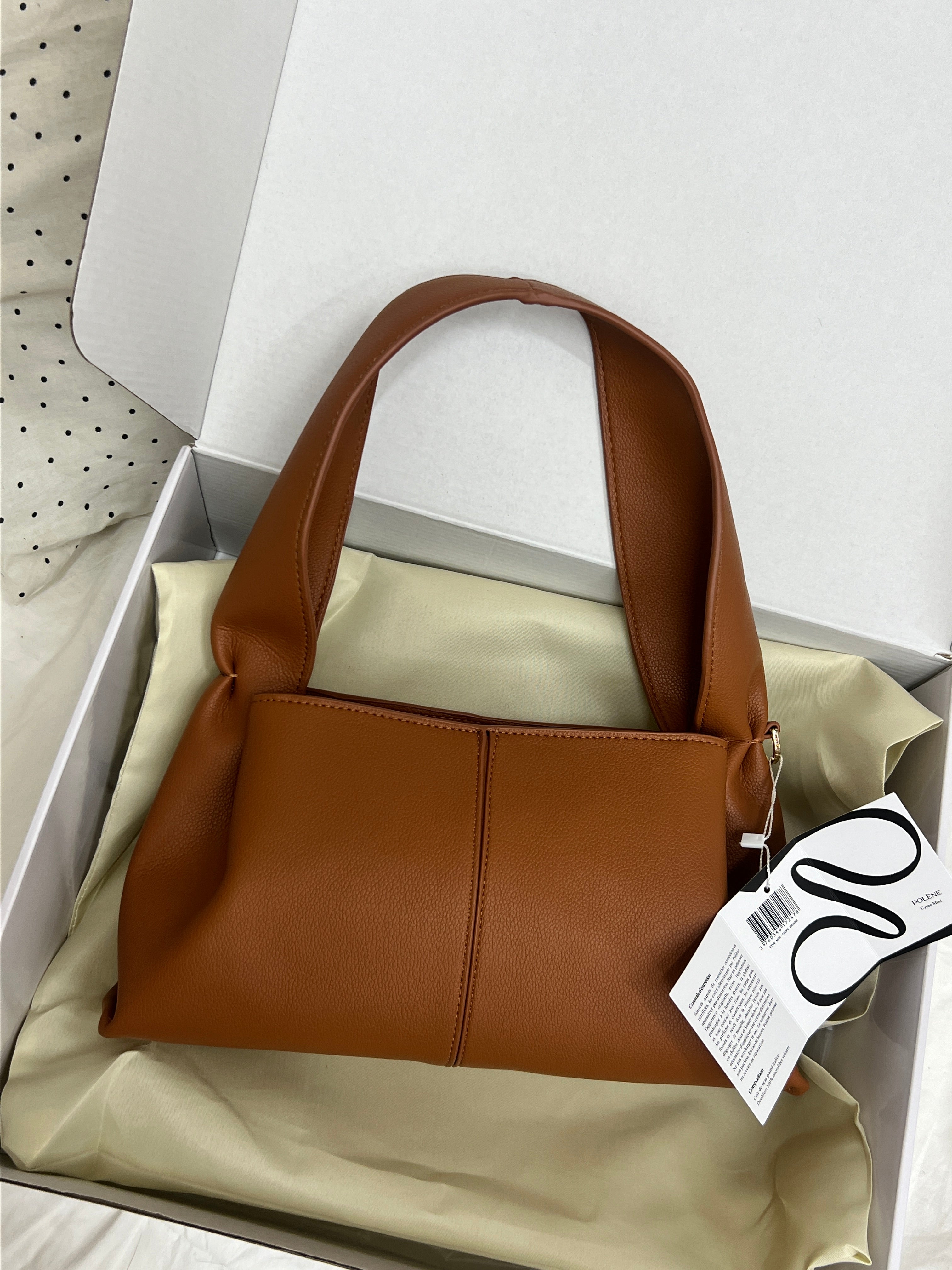 Polène Cyme Mini Shoulder Bag – Tan