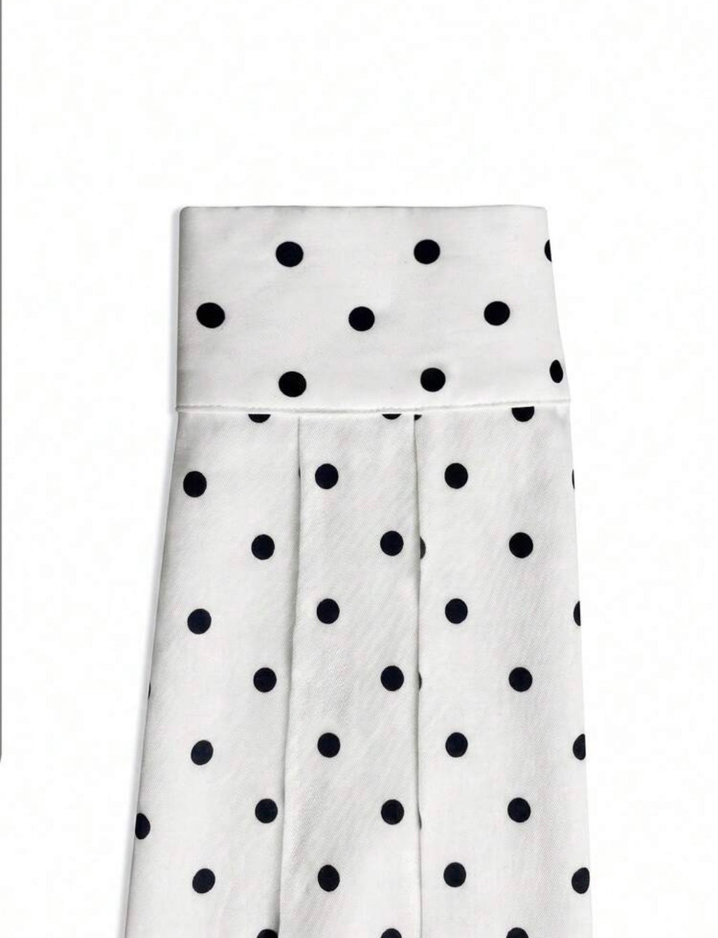 Viral Polka Dot Print Shoulder loose Style Jacket White Casual Everyday
