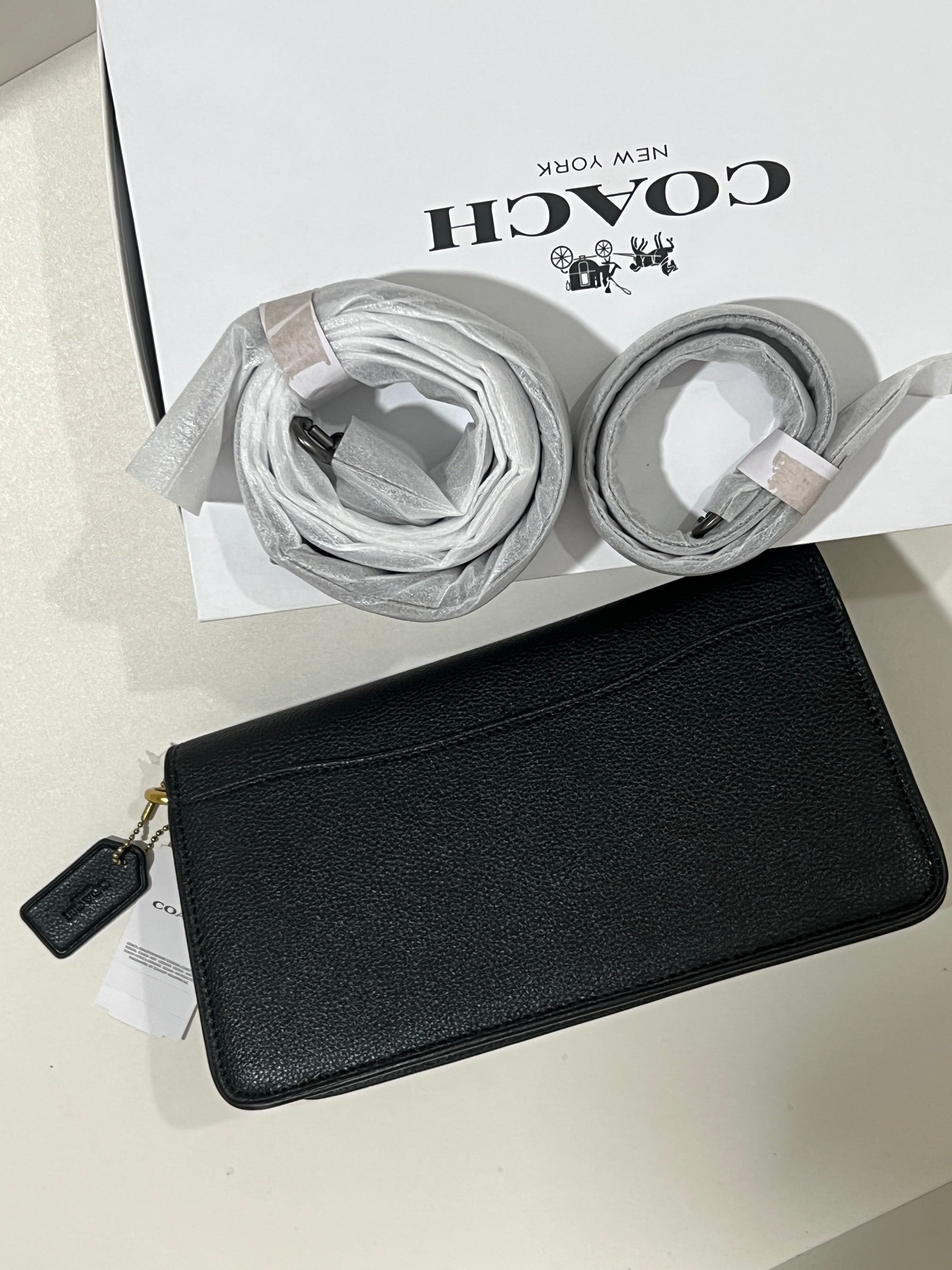 Black Coach Shoulder Bag (WITH BOX)