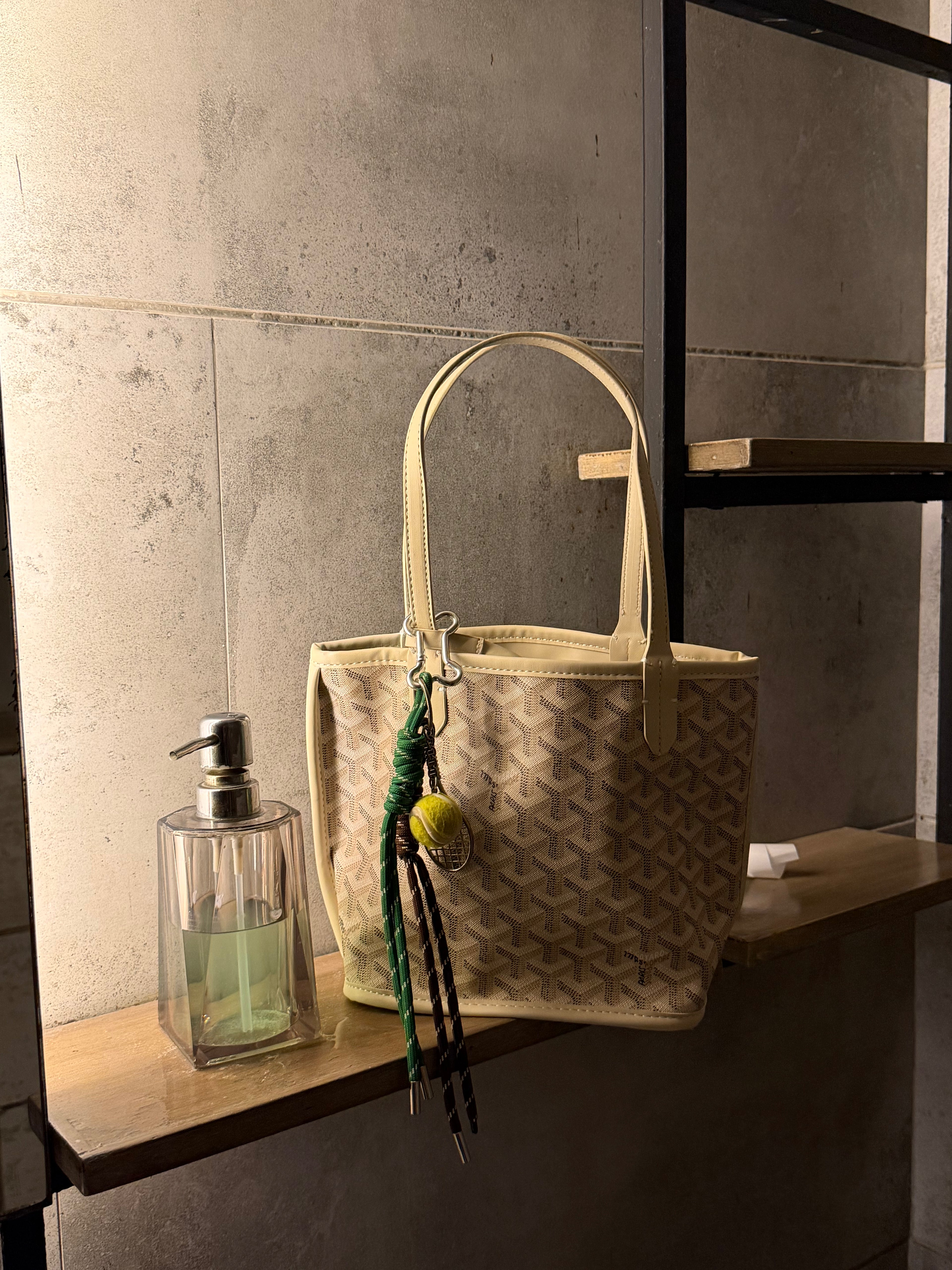 Goyard Tote Bag - Cream (Medium with Pouch)