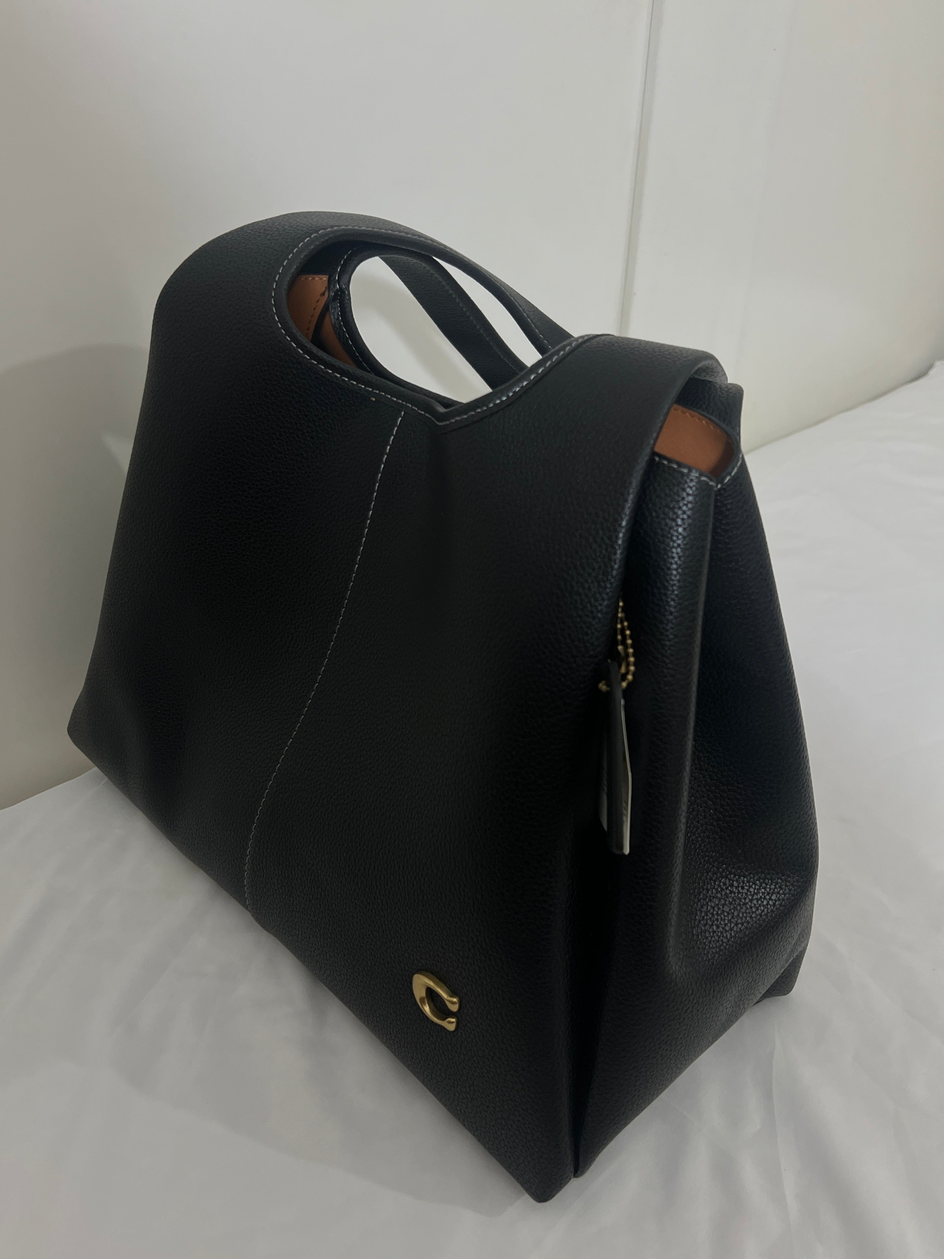 Coach Lana Shoulder Bag In Signature Black