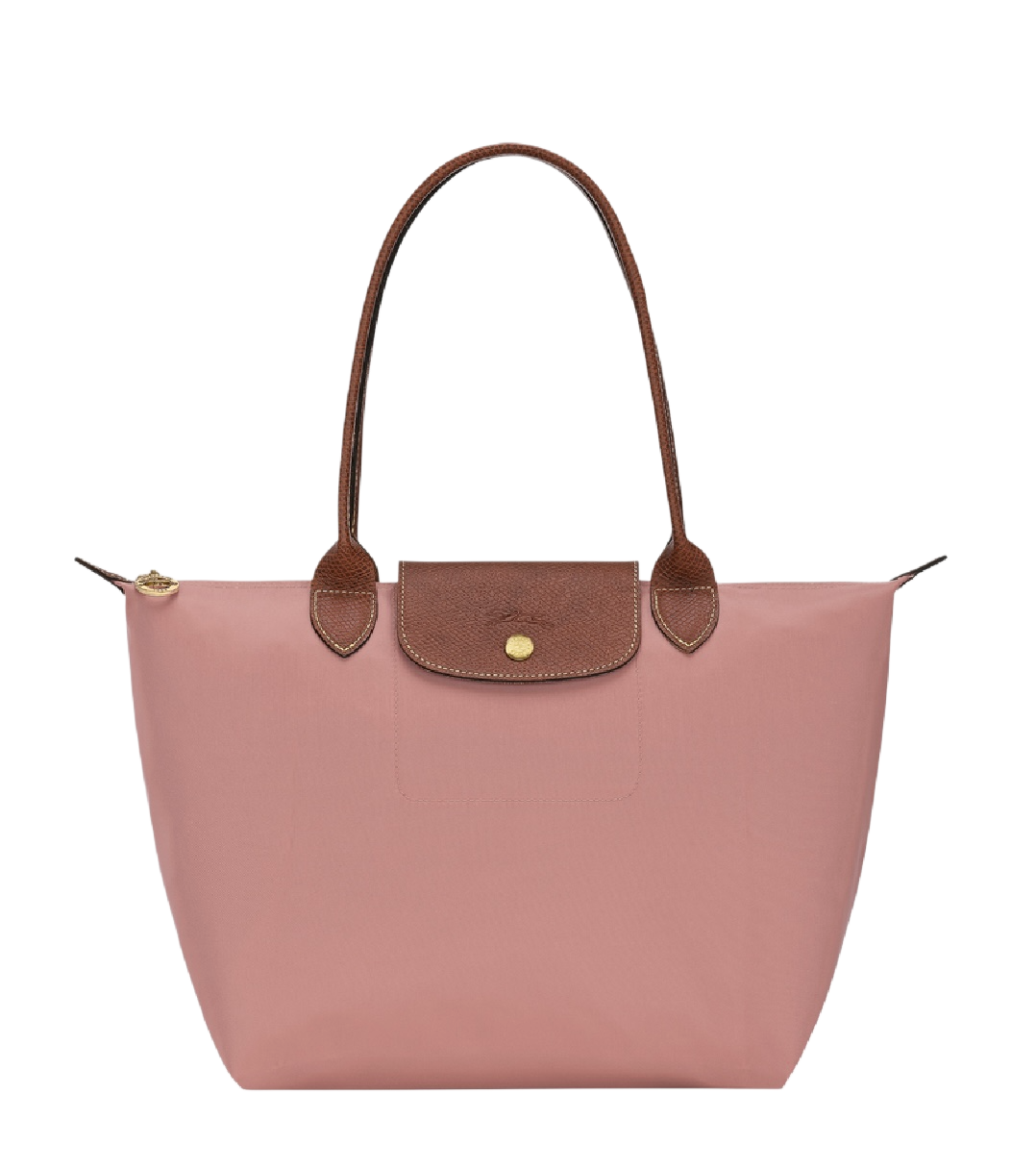 Longchamp Tote Medium - Pink Tea (WITH BRAND LOGO)