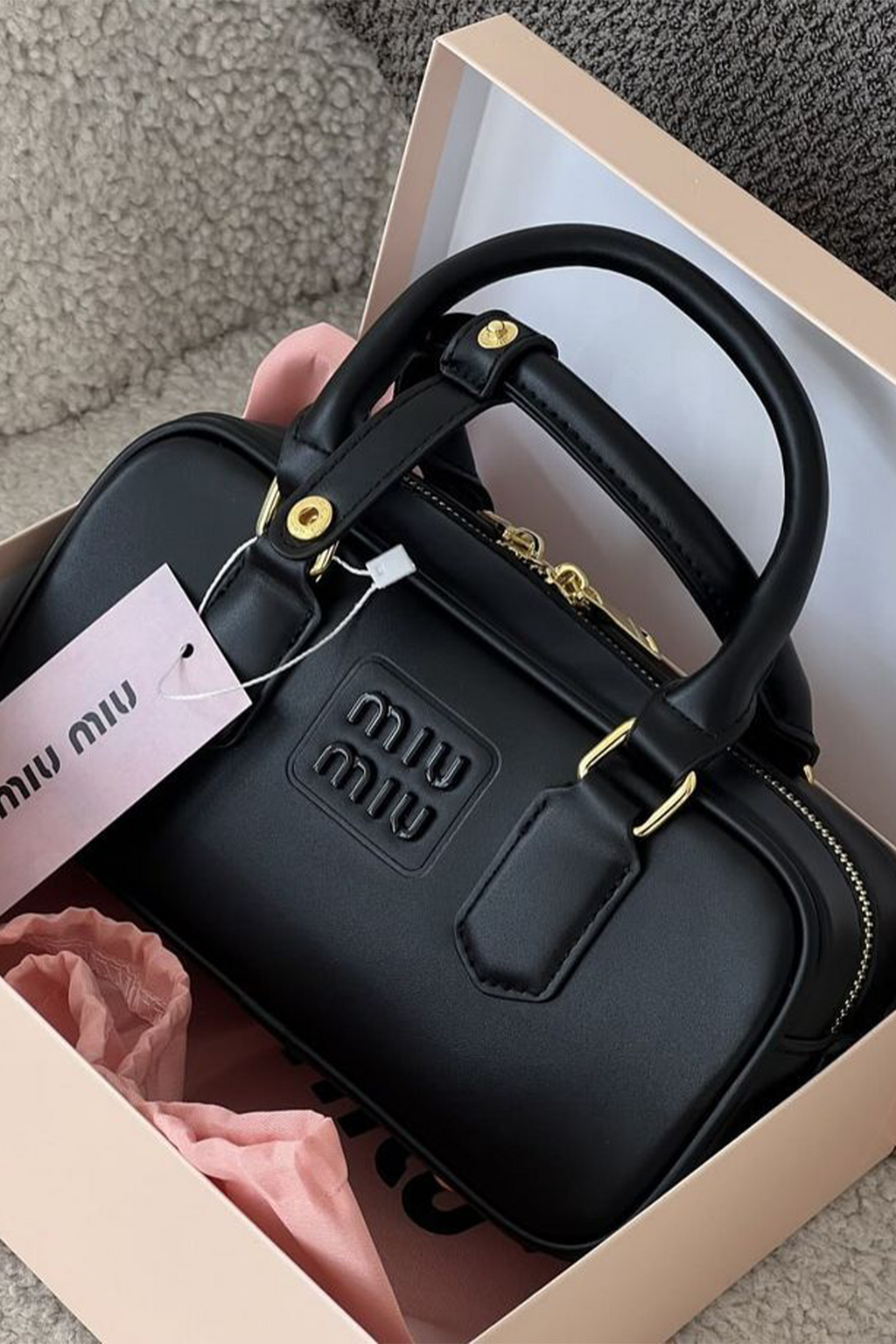 Miu Miu Black Leather Bag