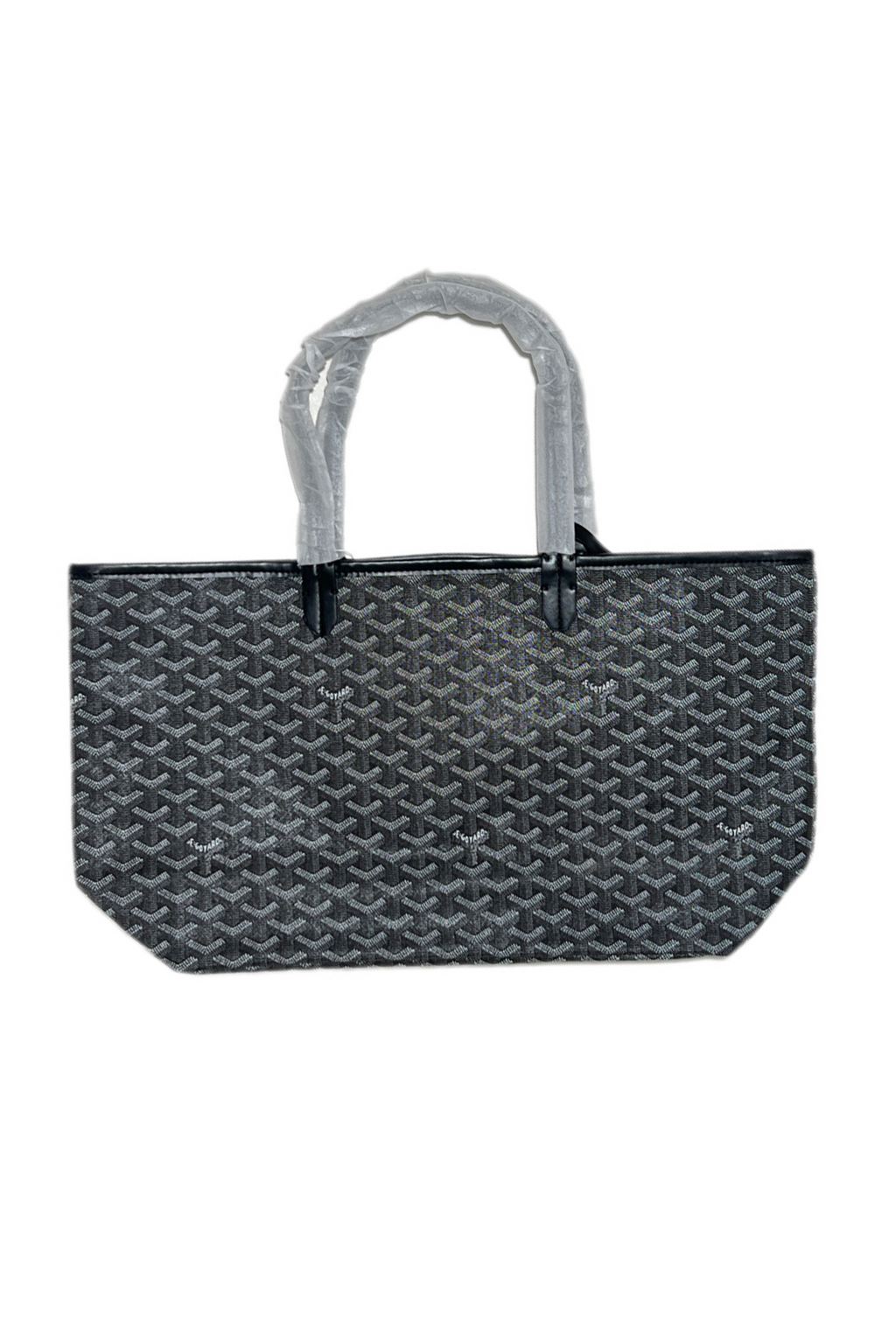 Goyard Tote Bag – Black (Large With Pouch)