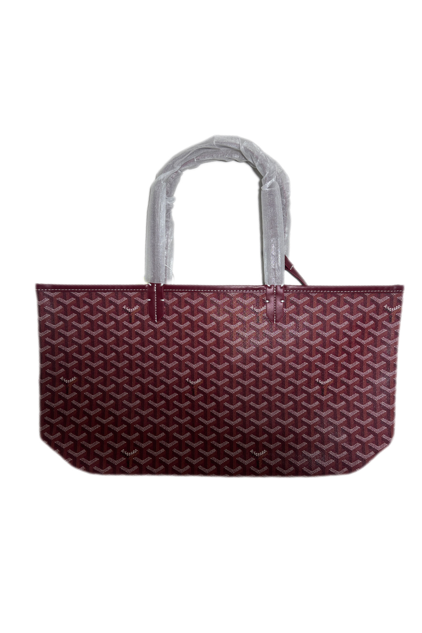 Goyard Tote Bag – Burgundy (Large With Pouch)