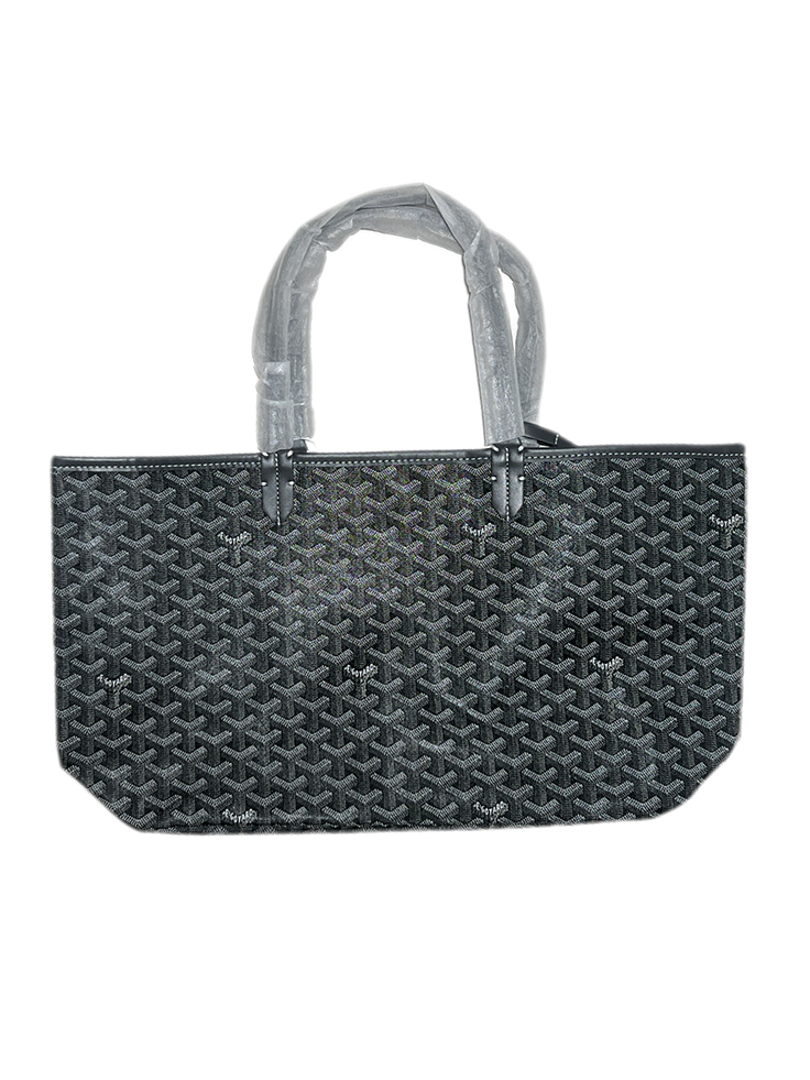 Goyard Tote Bag –  Grey (Large With Pouch)