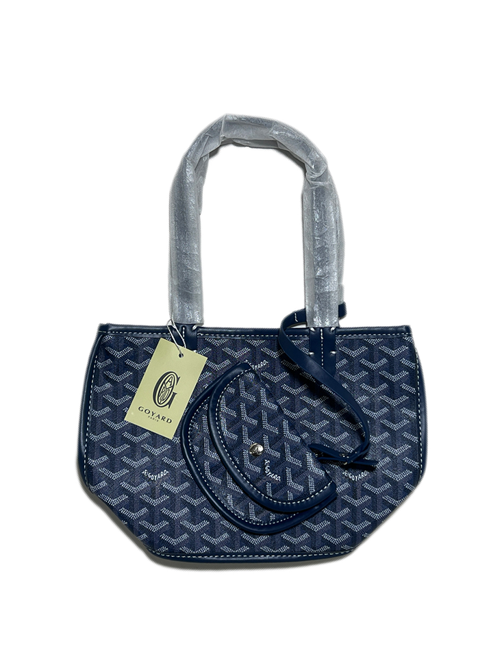 Goyard Tote Bag - Blue (Medium with Pouch)