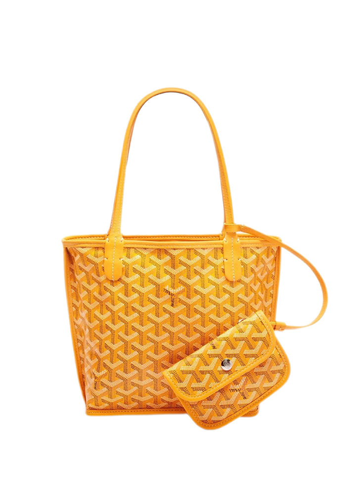 Goyard Tote Bag - Yellow (Medium with Pouch)