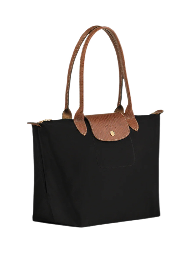 Longchamp Tote MEDIUM - Black (WITH BRAND LOGO)